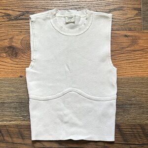 A&F Sleeveless Knit Tank Top